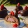 Raspberry & dark chocolate mousse domes
