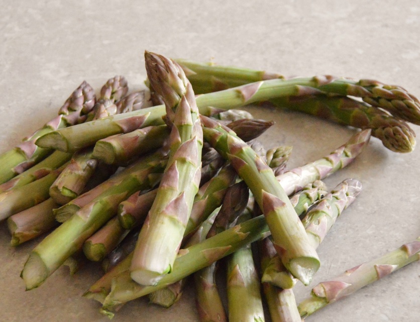 Freshly picked asparagus: makes a great recipe even more special