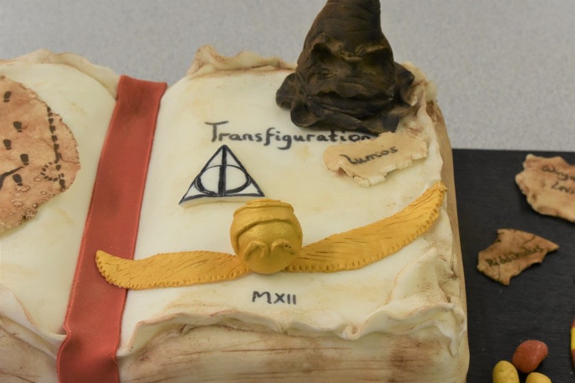 Harry Potter Spell Book birthday cake